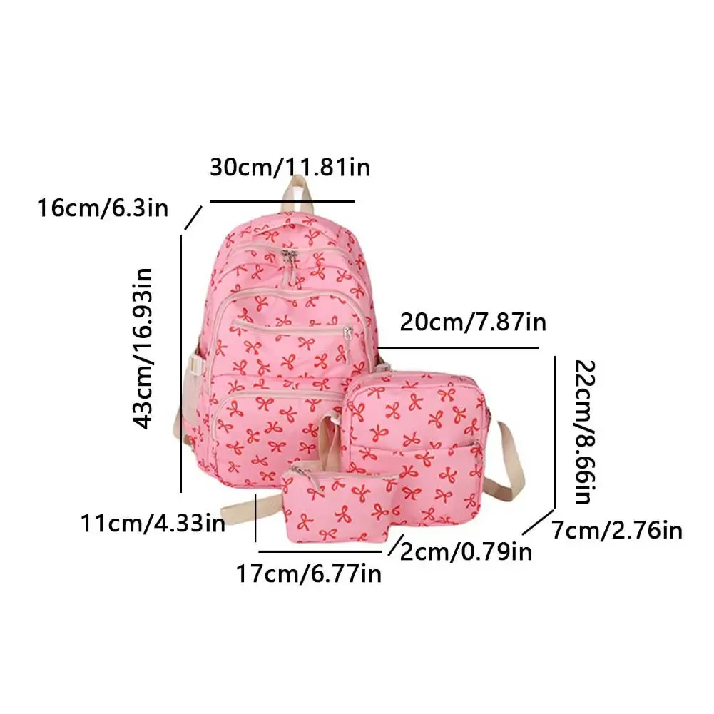 sac à dos pour fille sac à dos mignon arc sacs de voyage complets sac à dos léger sacs de classe pour fille lycéens sac d'école