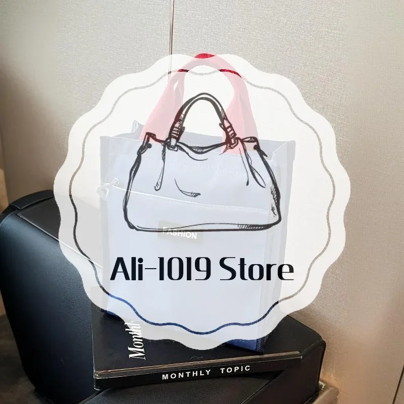 Sac à main en toile, grand sac fourre-tout avec fermeture éclair, sac à bandoulière portable pour étudiants, livres scolaires, bureau, shopping quotidien.