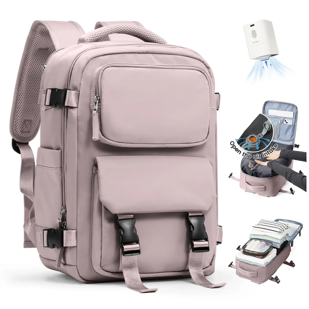 sac à dos sous vide, sac à dos ryanair 40x20x25 cm pour cabine, sac à main easyjet 45x36x20 cm, sac à dos pour ordinateur portable pour femmes/hommes