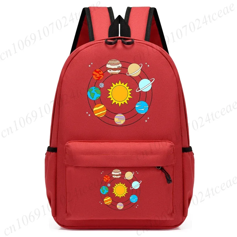 nouveau sac à dos pour enfants, sac d'école imprimé planètes et étoiles, sac de voyage pour enfants, sacs d'école maternelle