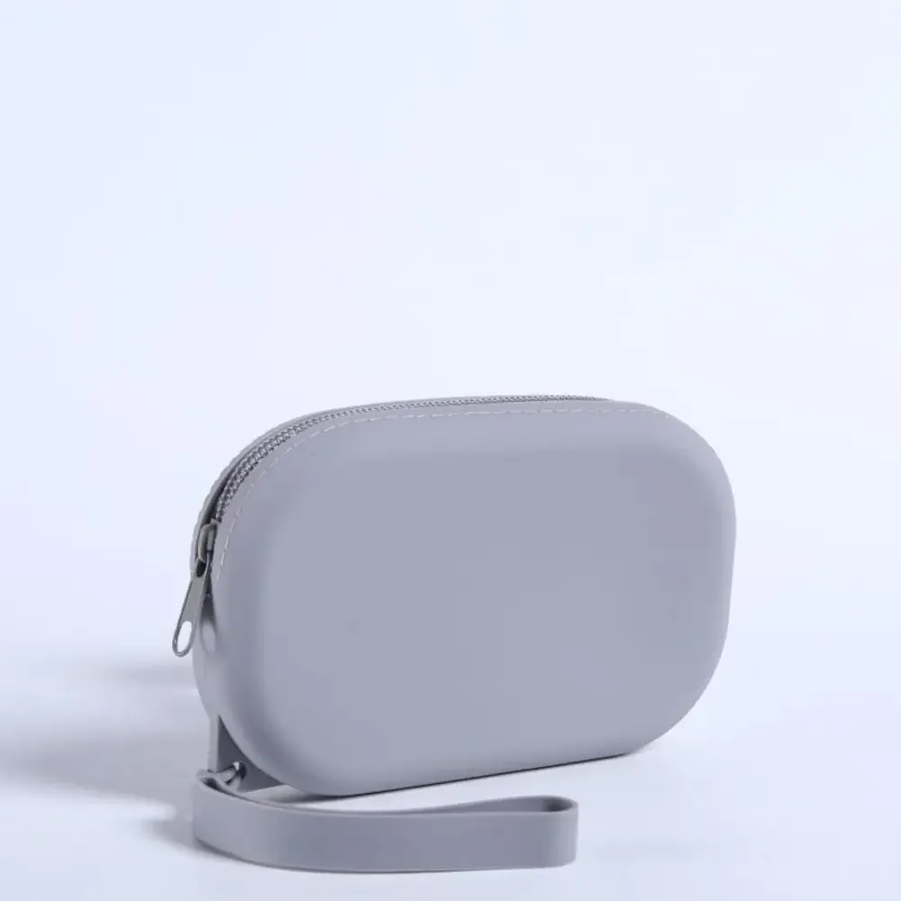 sac de rangement de cosmétiques en silicone, sac à main portable de voyage, organisateur de produits de toilette, sacs de maquillage à fermeture éclair, pochette étanche multifonctionnelle