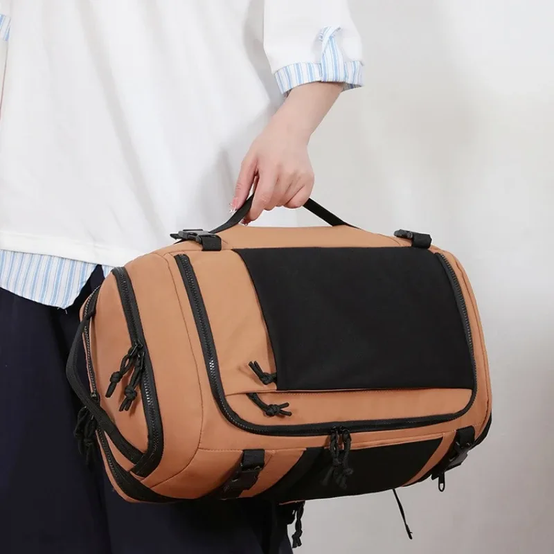 sac à dos de voyage décontracté pour hommes et femmes, sac à dos pour ordinateur portable de banlieue, sac à bagages de grande capacité, sac à deux épaules en nylon imperméable