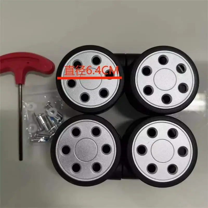 roue à bagages pour réparation de valise rimowa, roues porteuses de remplacement, boîtier de chariot spécial, roulettes silencieuses, accessoires de bagages