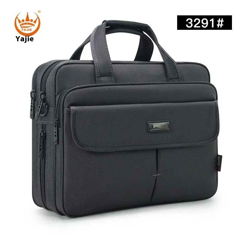 porte-documents pour hommes d'affaires, sac en toile imperméable de grande capacité pour ordinateur portable de 15.6 pouces, sacs de travail, sacs d'affaires, sacs de bureau officiels