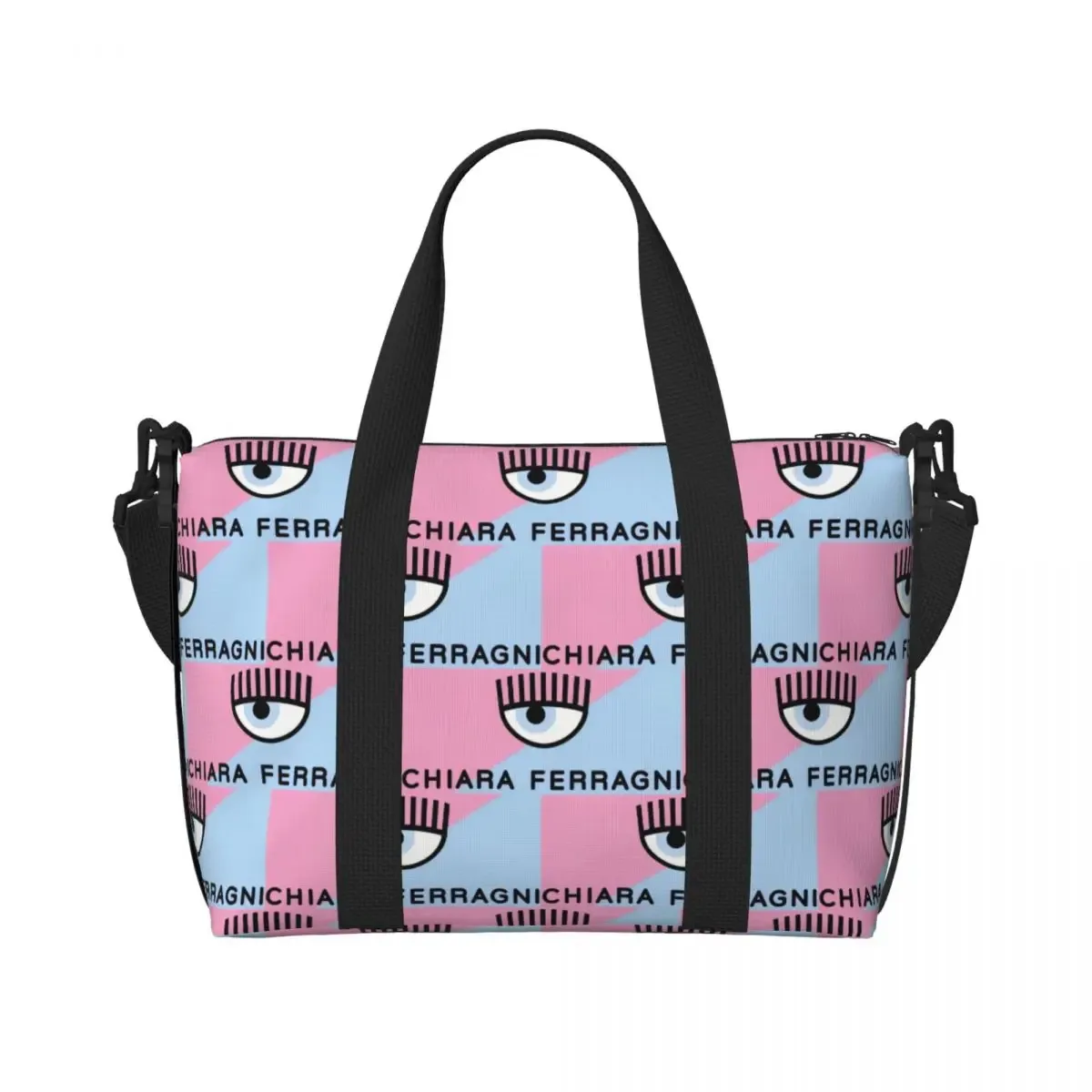 mode personnalisée yeux chauds f-erragnis c-chiaras sac fourre-tout de plage femmes grand compartiment plage salle de sport sacs de voyage