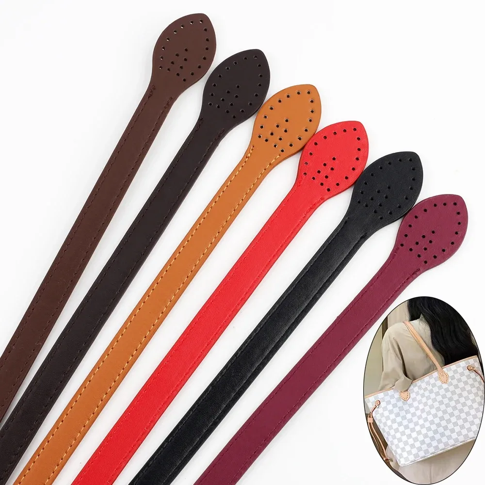 2 pièces poignées en cuir sacs à bandoulière durables ceinture détachable femmes feuille poignée sangles bricolage à la main remplacement sac à main sangle 60 cm