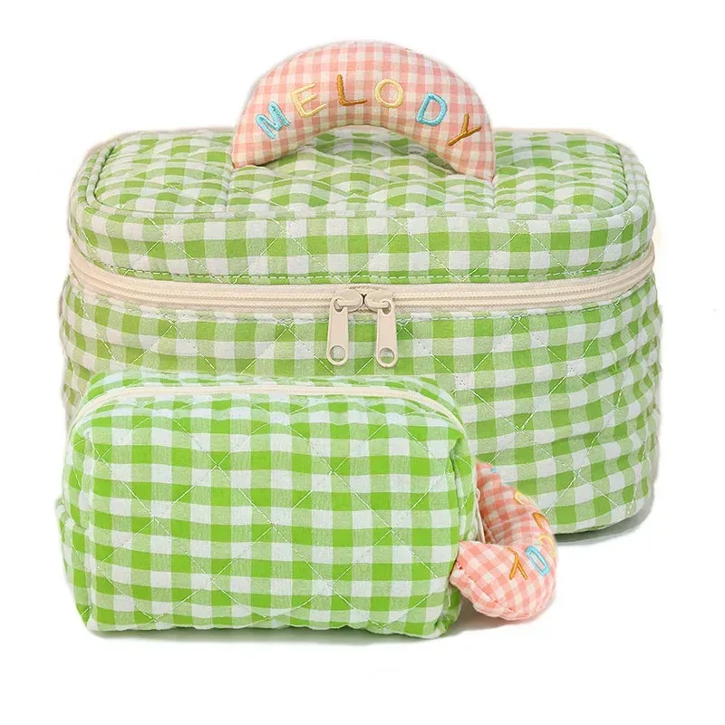 nouvelle trousse de maquillage grande capacité, organiseur de voyage, sac cosmétique de beauté coréen mignon, sac de rangement portable, essentiels de voyage