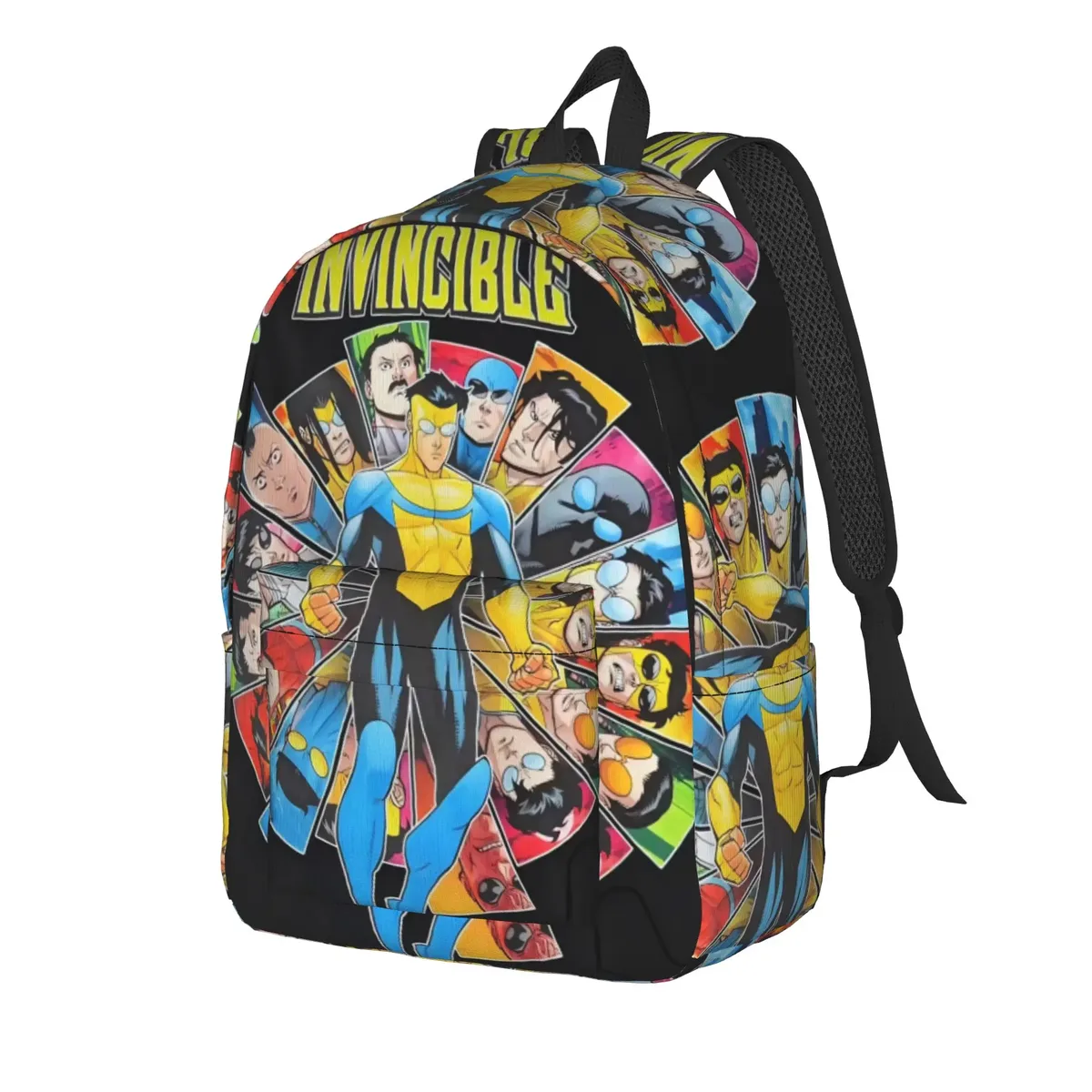 Sac à dos Invincibles Comic Fashion pour hommes et femmes, sac à bandoulière pour ordinateur portable, pour le sport, la randonnée, les voyages