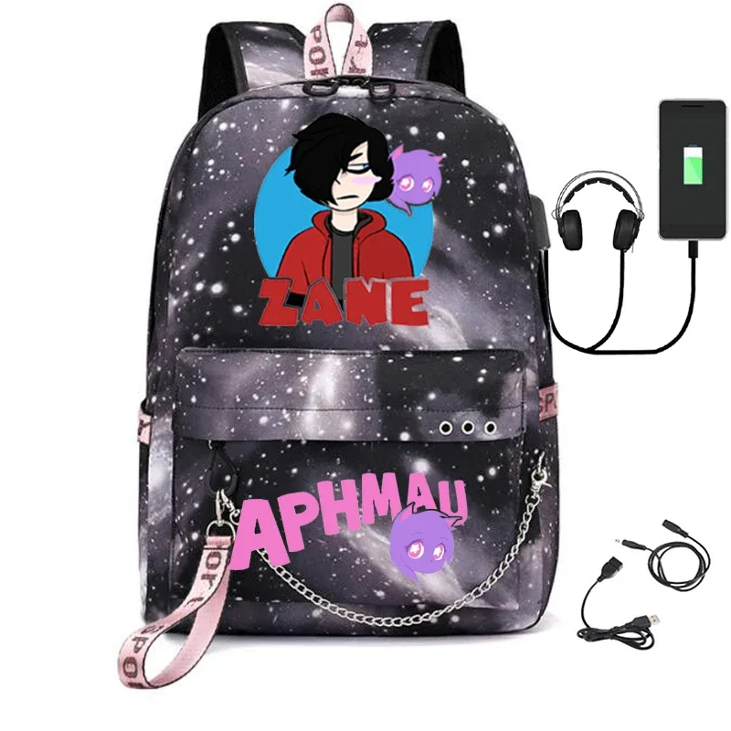 sac à dos usb en toile pour hommes, sac à bandoulière avec étui à crayons, pour garçons et filles