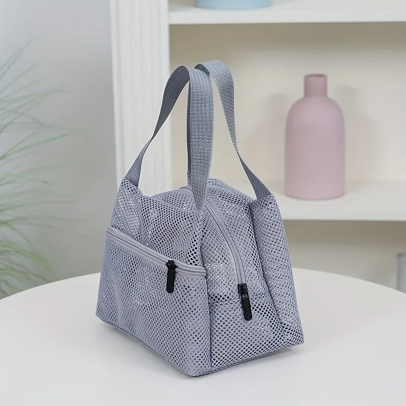 sac à main en nylon robuste, grand sac fourre-tout avec fermeture éclair, sac spacieux pour le travail, les voyages et l'usage quotidien pour les mamans et les professionnelles, 4 couleurs