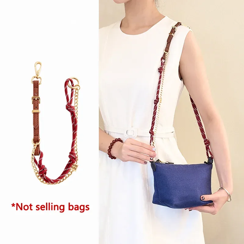 chaîne d'extension pour sac, bandoulière pour sac femme, sangle de sac sans perçage, sac porté en diagonale sous le bras, accessoires de modification de sacs