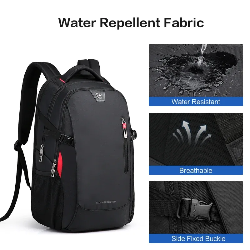 oiwas s sacs à dos pour ordinateur portable 14 pouces, sac à dos scolaire pour étudiant, sac à dos pour garçon, sport, homme, urbain, spacieux