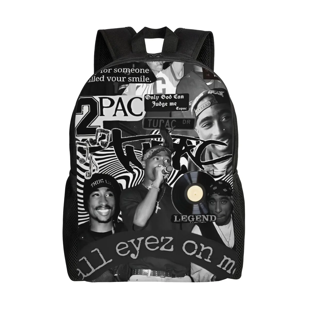 sac à dos populaire du rappeur 2pac pour hommes et femmes, sac à dos cool pour le lycée, la randonnée, les voyages, sac à dos en toile tupac pour l'université, cadeau