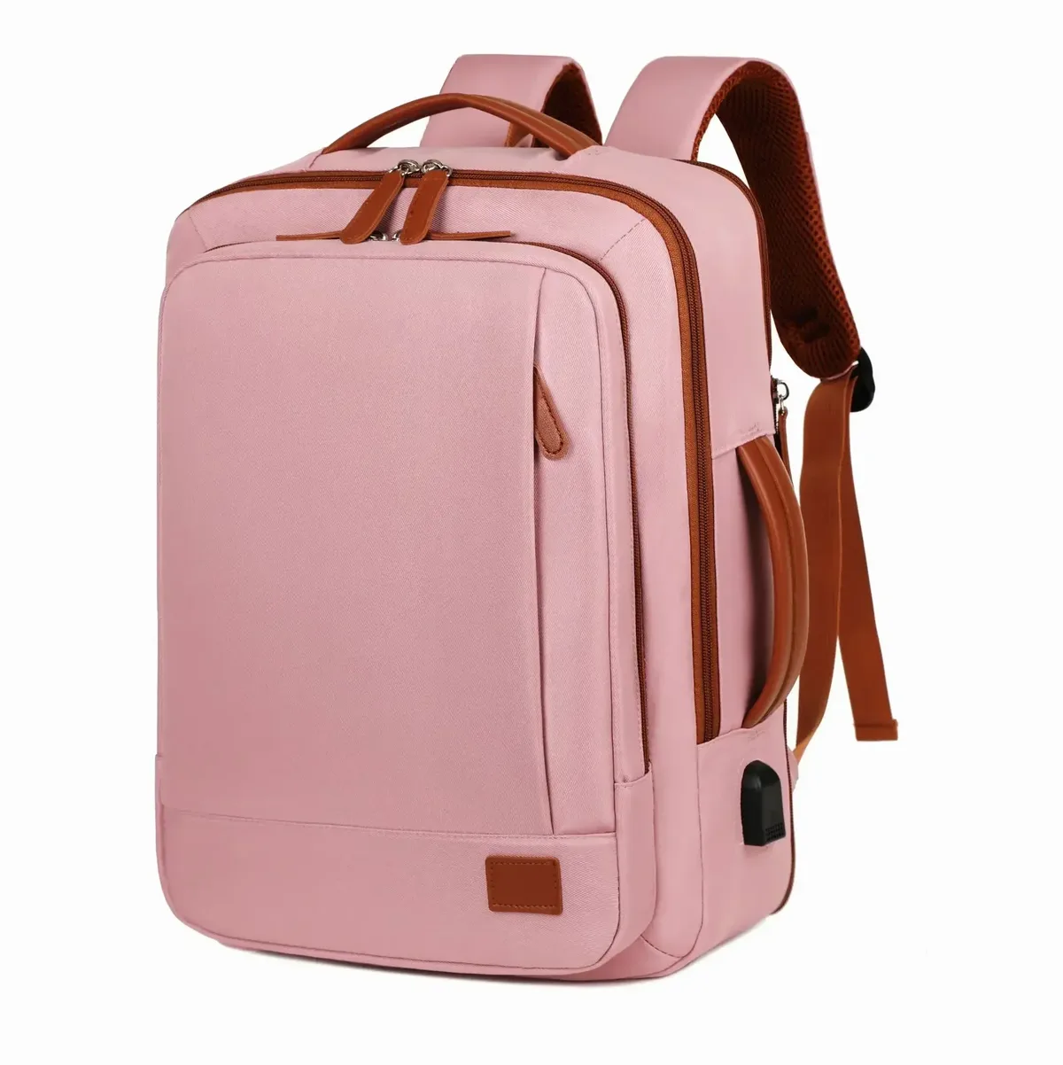 sac à dos d'affaires étanche pour femmes, sac pour ordinateur portable, sac de banlieue pour week-end avec port usb, sacs pour étudiants, sac de jour de voyage
