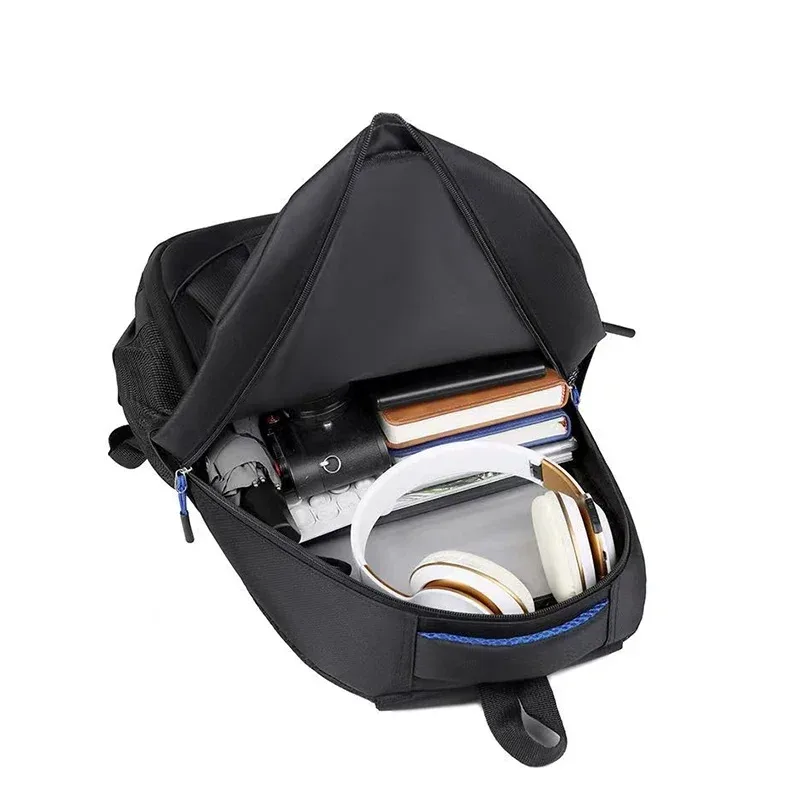 sac à dos unisexe de couleur unie à double bandoulière pour les voyages d'affaires, les trajets quotidiens et les déplacements professionnels.