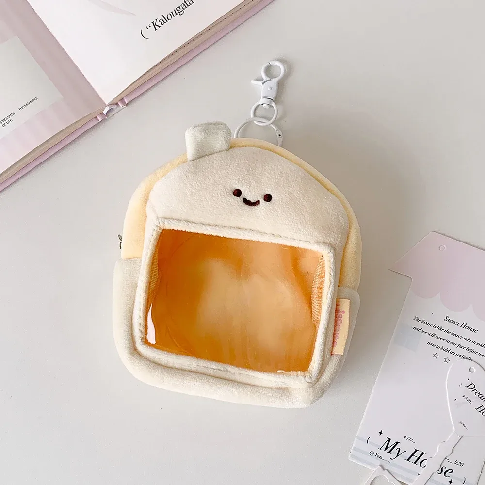 sac de rangement transparent pour poupées, modèle maison de dessin animé mignon, sac bandoulière tendance pour filles, accessoire de décoration, sac de présentation pour pendentifs, cadeaux
