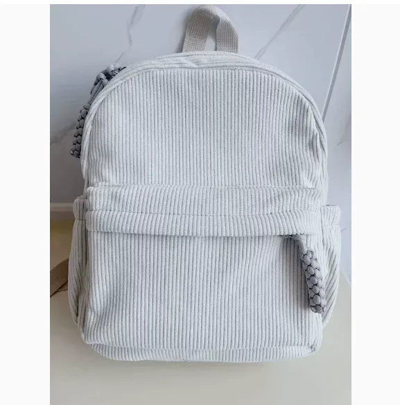 mini sac à dos personnalisé pour enfants – petit sac pour tout-petits avec nom personnalisé, sac à dos préscolaire en velours côtelé, cadeau pour bébé pour garçons et filles
