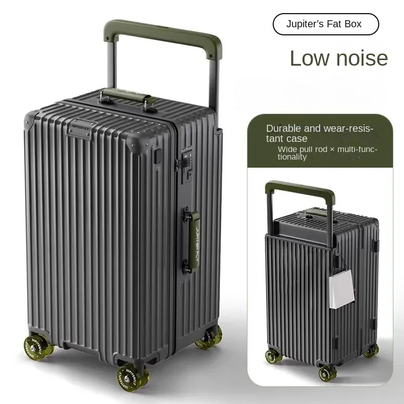 valise trolley large ko-ku fat box 2026, nouvelle valise de voyage 20 pouces pour cabine, valise grande capacité 30 pouces avec roues injectées
