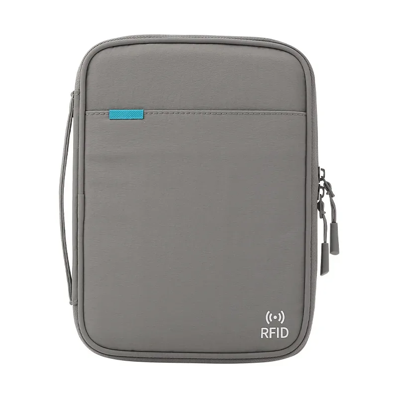 nouveau sac à passeport multifonctionnel, sac de rangement domestique imperméable, sac portable pour cartes d'identité et billets, portefeuille de voyage pour passeport