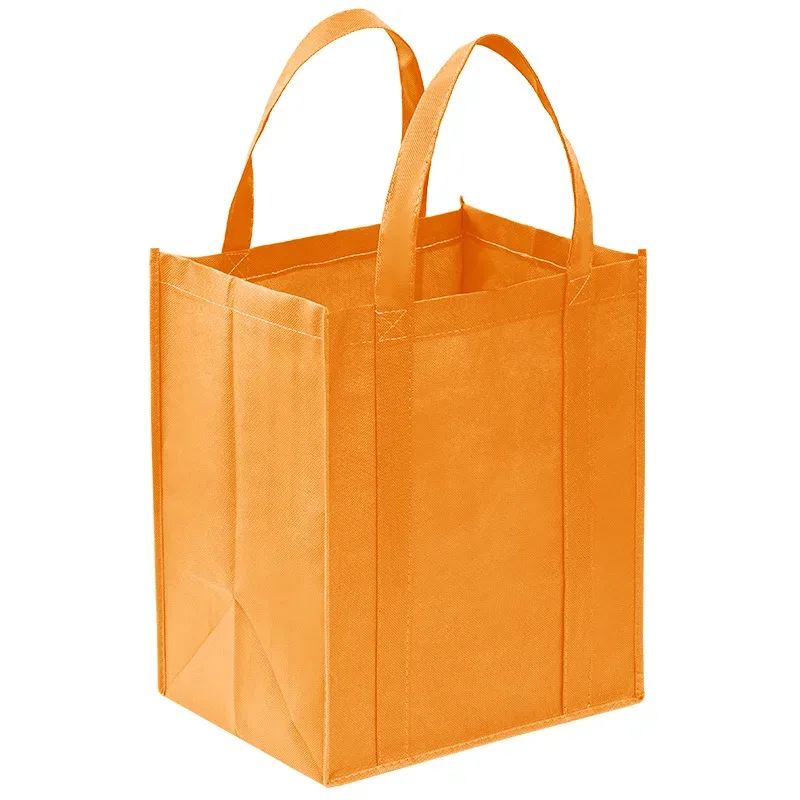 sac à provisions non tissé de grande capacité, sac fourre-tout pliable, sacs fourre-tout réutilisables, sac à main de voyage extérieur, pocommuniste de rangement