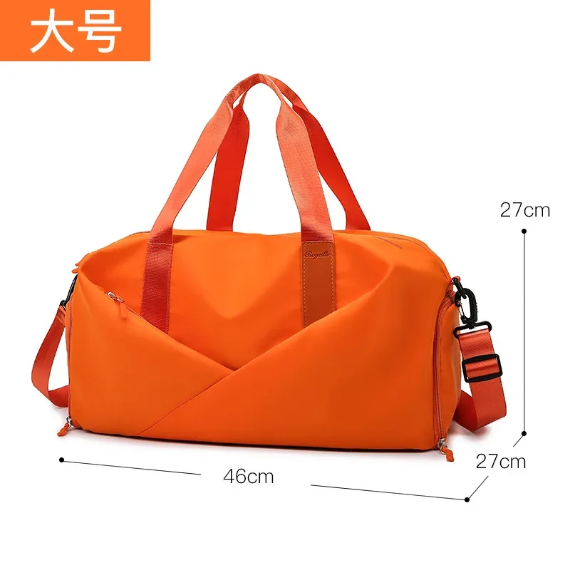 sac de sport personnalisé avec logo pour enfants, femmes, hommes – sac de voyage étanche pour vêtements secs et mouillés, sac à main, sac de natation, sac de week-end, sac d'entraînement de fitness – impression photo et nom