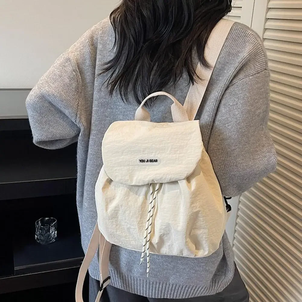 sac à dos en nylon léger pour femmes, style coréen, sac à dos d'école, sac à dos de voyage décontracté, petit sac à dos pour filles