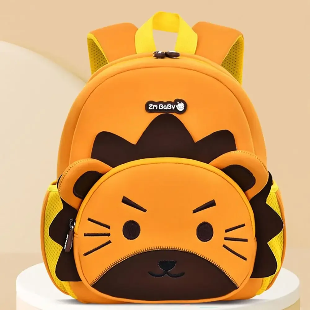 sac d'école portable de grande capacité, bandoulière réglable, sac de voyage durable, sacs à bandoulière à rayures réfléchissantes de dessin animé pour étudiant