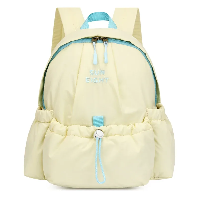 sun eight daily puff backpack sacs à dos souples de petite taille pour l'école, couleurs bonbon, 12 pouces