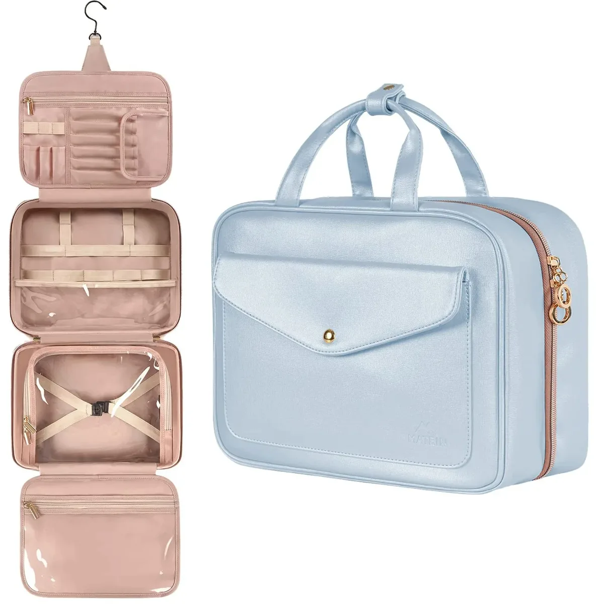 organisateur de voyage, trousse de toilette suspendue pour hommes, salle de bain, grande boîte de rangement portable, étanche, trousse de maquillage cosmétique pour femmes