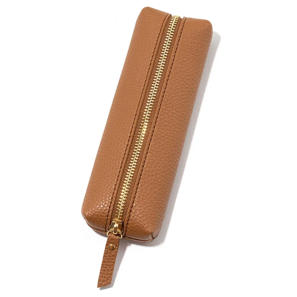 sac à lunettes portable en cuir souple, sac de rangement de maquillage, sacs à main, trousse de toilette de bain, trousse de voyage, fermeture éclair, poudres cosmétiques, étui à lunettes de soleil