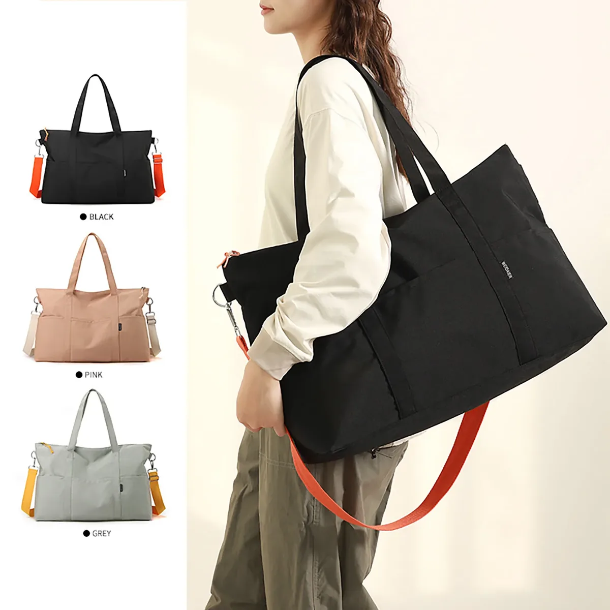sac de sport pour hommes, sac de rangement indépendant pour chaussures, sac de voyage, sac de natation et de yoga pour femmes, séparé pour articles secs et humides