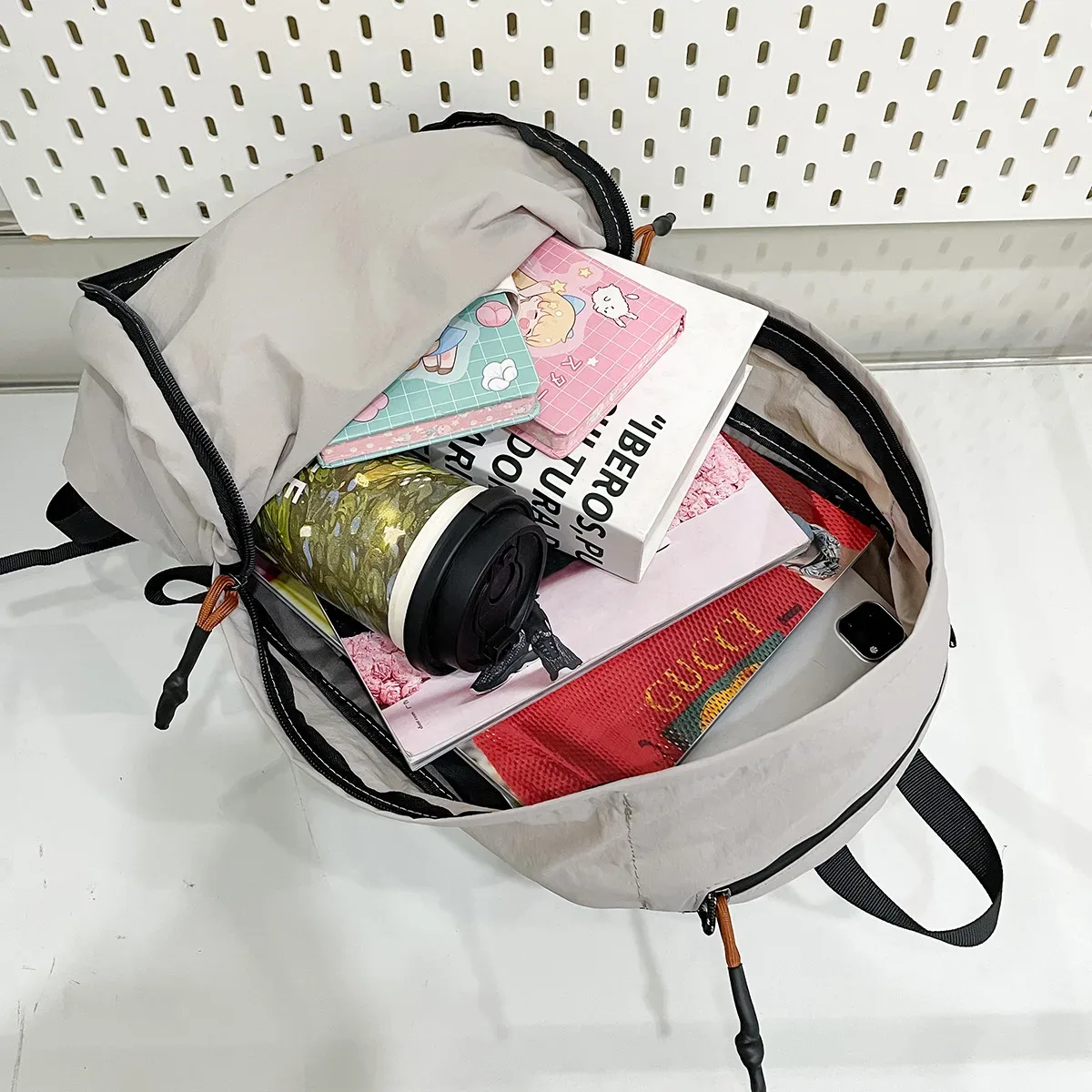 sac à dos unisexe grande capacité pour ordinateur portable, idéal pour le cyclisme et la randonnée, style urbain simple, en nylon – nouvelle collection printemps-été 2026