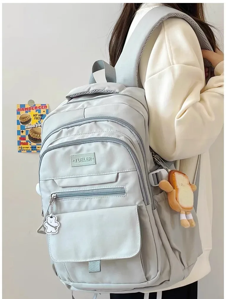 sac à dos de grande capacité pour lycée de style japonais, sacs d'école pour lycéens, sacs à dos pour ordinateur portable simples et polyvalents