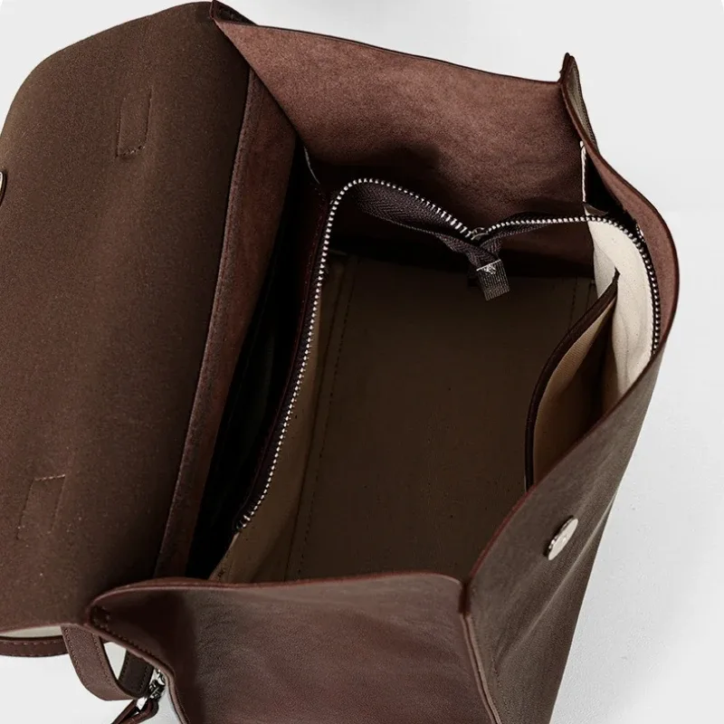 petit sac à dos coréen en cuir véritable pour femmes, sac à dos léger pour les trajets quotidiens à l'université, sac de voyage décontracté haut de gamme