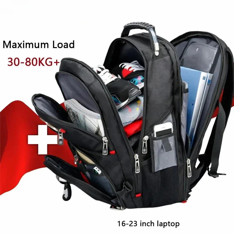 Multifonction grande capacité homme sac mode voyage Usb charge étanche 23 pouces sac à dos pour ordinateur portable hommes Mochila