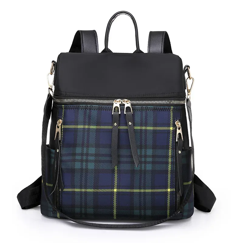 style rétro personnalité éléphant imprimé oxford tissu sac à dos femmes décontracté multi-fonctionnel sac style ethnique étudiant sacs cadeau