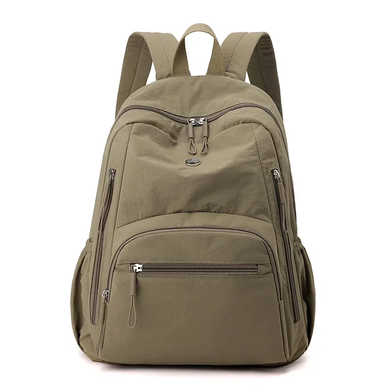 nouveau tissu en nylon imperméable léger grande capacité sac à dos à bandoulière série bouffante simple marée de déplacement dames sacs à bandoulière