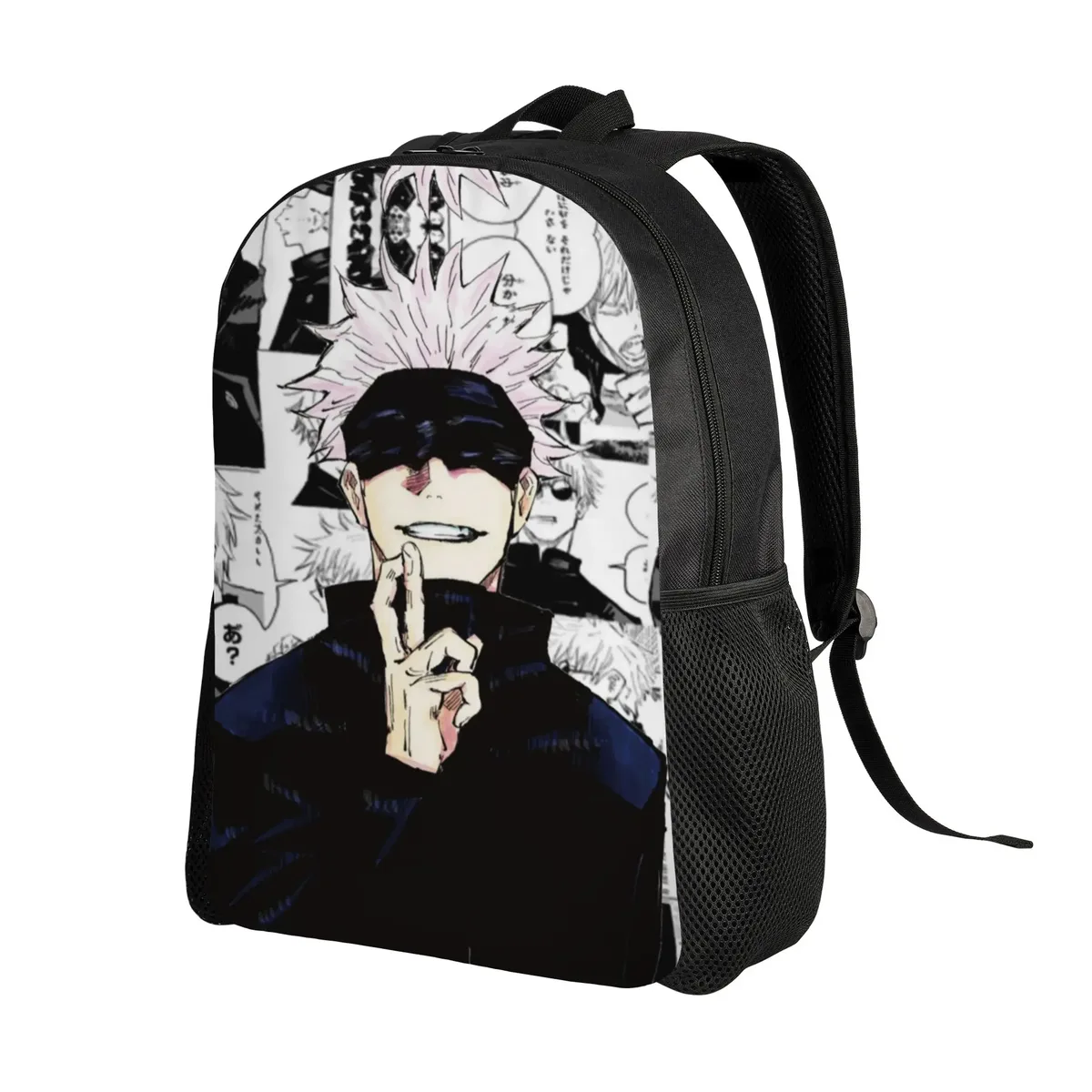 Sac à dos Manga Gojo Satoru pour hommes, femmes, adolescents, étudiants, sac de travail, sac à bandoulière Jujutsus Kaisens, sac à dos d'université, sac de sport