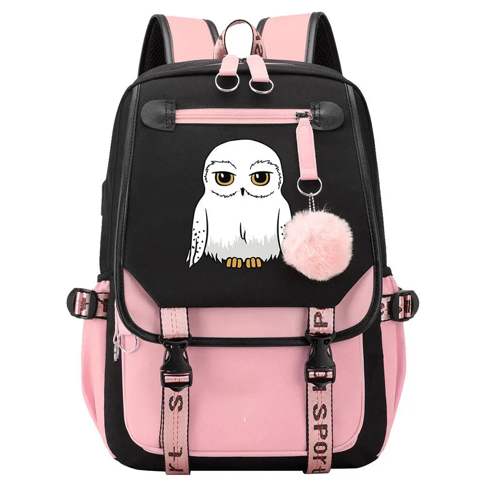 sac à dos anime kasultraviolet night theatre, sac messager en nylon, sacs de voyage pour étudiants, ordinateur portable décontracté, port usb