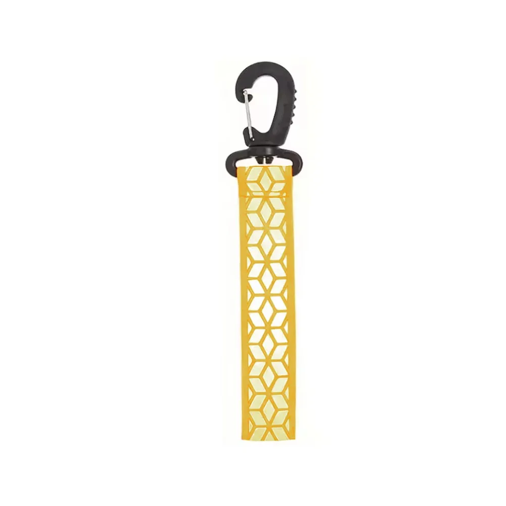 porte-clés réfléchissant avec pendentif, pour sac à dos, sécurité, léger, lumineux, pour camping en plein air, course nocturne, cyclisme, 1 pièce