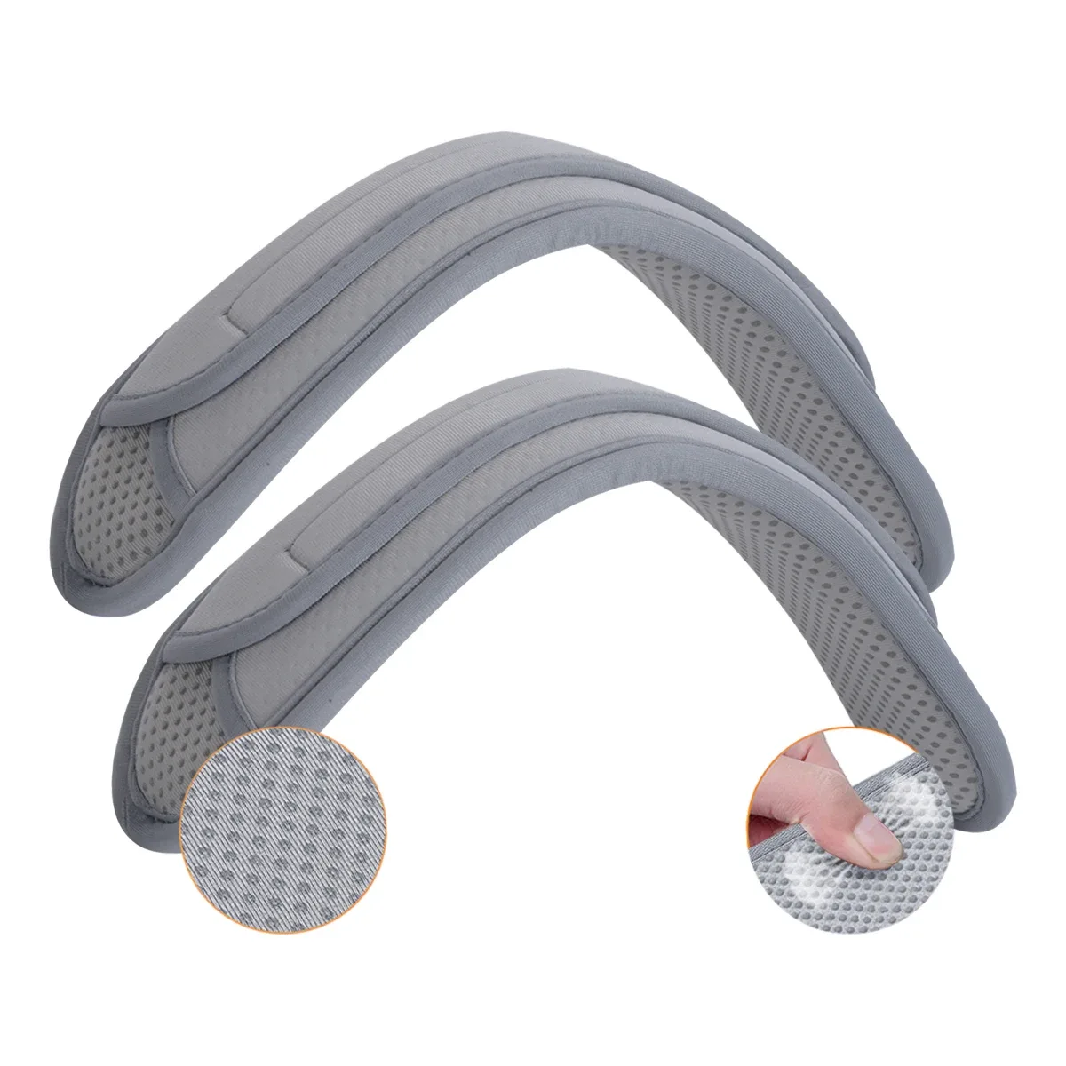 paquet de 2 épaulettes universelles antidérapantes, coussinets de sangle de sac à dos épais pour sacs à bandoulière, sangles de guitare, sacs d'ordinateur, etc., remova