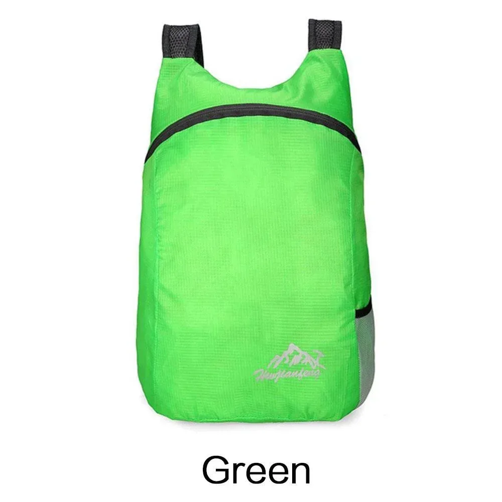 sac à dos de sport de plein air pliable et étanche, sac de voyage portable ultra léger adapté au camping, à la course à pied et au fitness