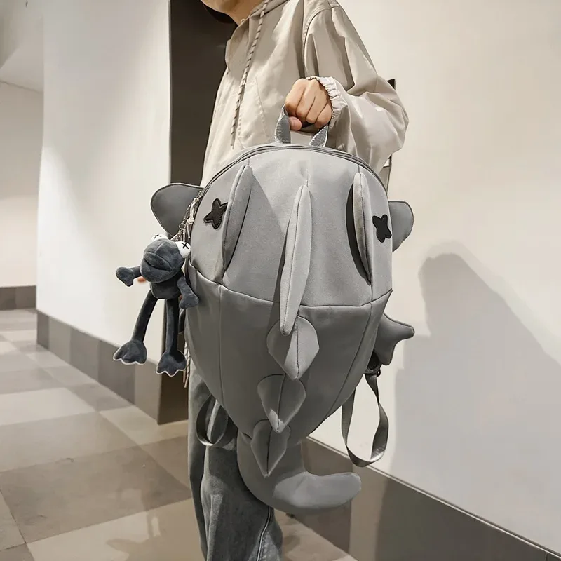 sac à dos de dinosaure de dessin animé pour hommes et femmes, sac d'ordinateur portable de voyage étanche multifonction kawaii, sac d'école drôle de mode pour garçons et filles