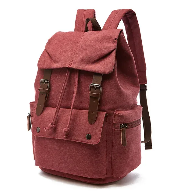 sac à dos vintage en toile pour ordinateur portable, pour hommes et femmes, mochila feminina, à la mode, antivol, pour voyage, pour l'école