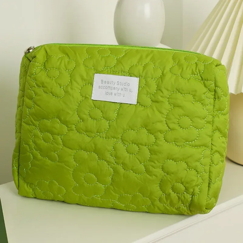 trousse de maquillage à motif floral pour femme, trousse à cosmétiques, trousse de toilette, trousse à fermeture éclair, trousse de voyage pour poudres lavantes, trousse de maquillage pour femme