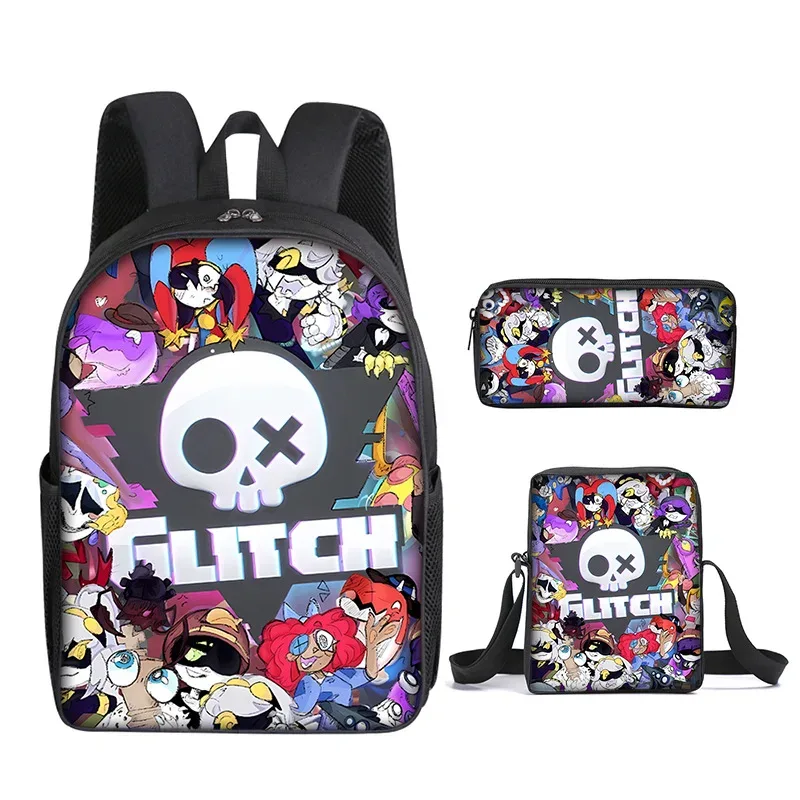 populaire jeune nouveauté meurtre drones impression 3d 3 pièces/ensemble étudiant sacs de voyage sac à dos pour ordinateur portable sac à dos sac à bandoulière trousse à crayons