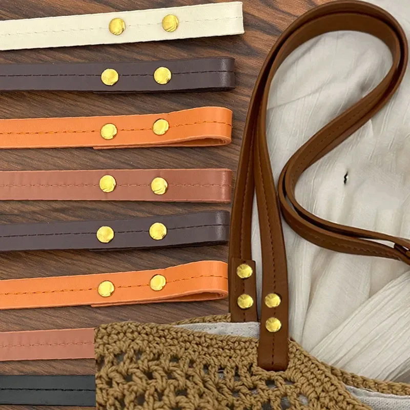 2 ensembles de poignées de sac à bandoulière en cuir pu pour femmes et filles, poignée de remplacement pour sac à main, ceinture, accessoire de sac, nouvelle collection 2025