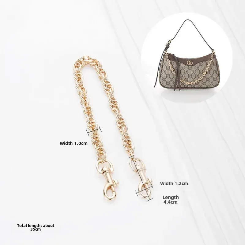 ophidia master craftsman sangle d'épaule allongée pour sac sous le bras, accessoire de ceinture, pendentif fraise, ceinture de sac à dos bandoulière