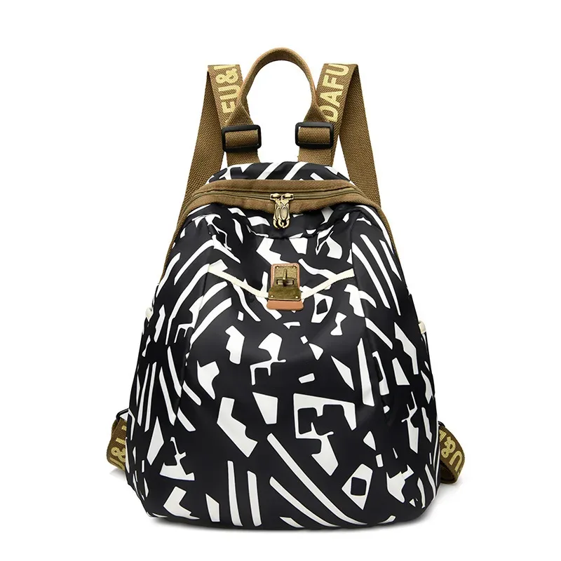 nouvelle personnalité style ethnique double épaule sac pour femme simple épaule bandoulière sac pour femme étanche oxford sac à dos