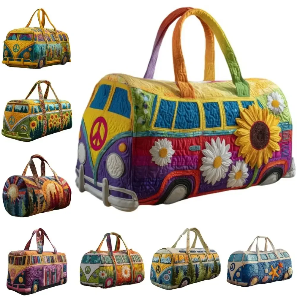 sac de voyage matelassé à sangle réglable, sac fourre-tout matelassé 3d, sac de sport grande capacité, sac de gym, sac de camping extérieur